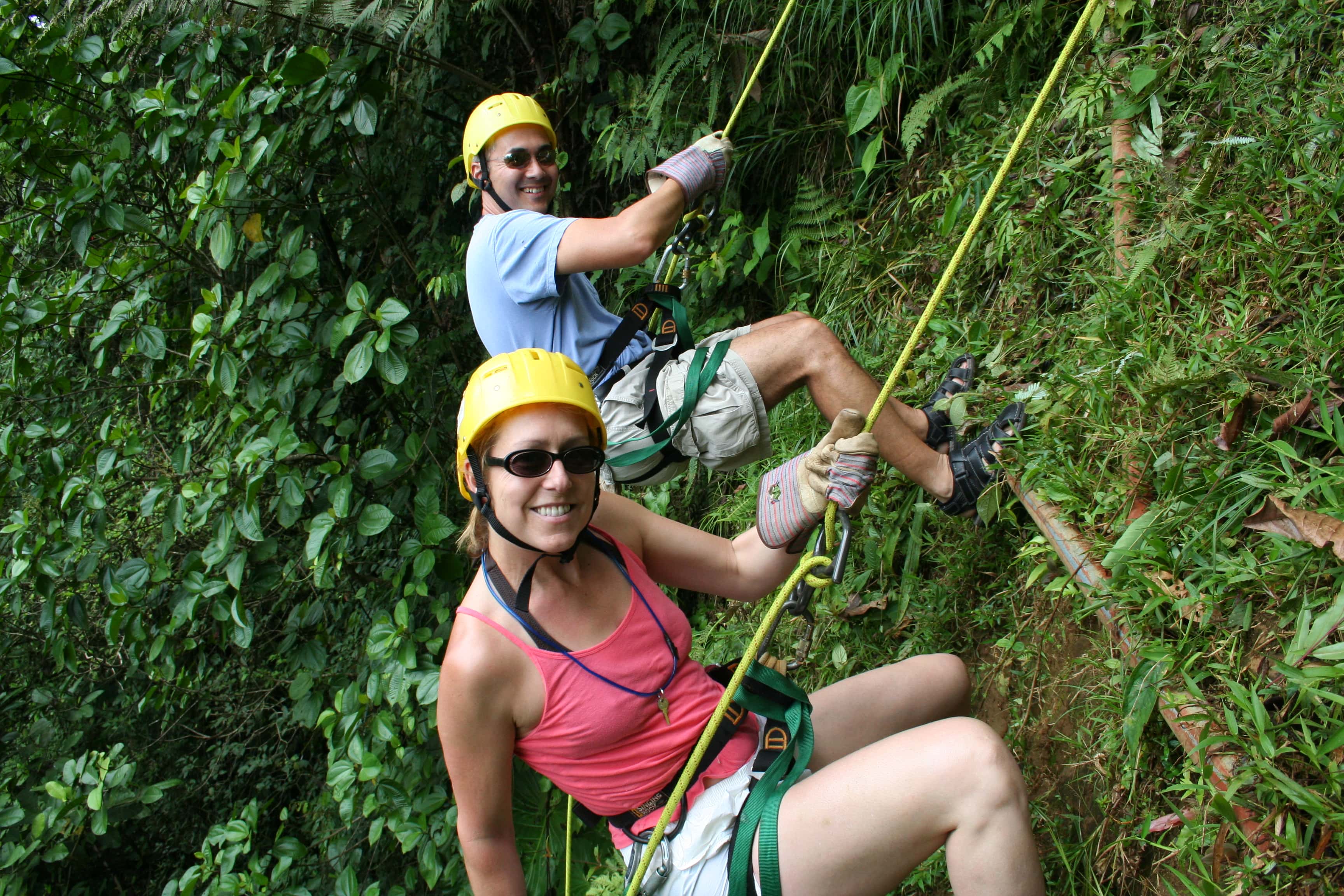 Rappel on Pozo Azul Adventure